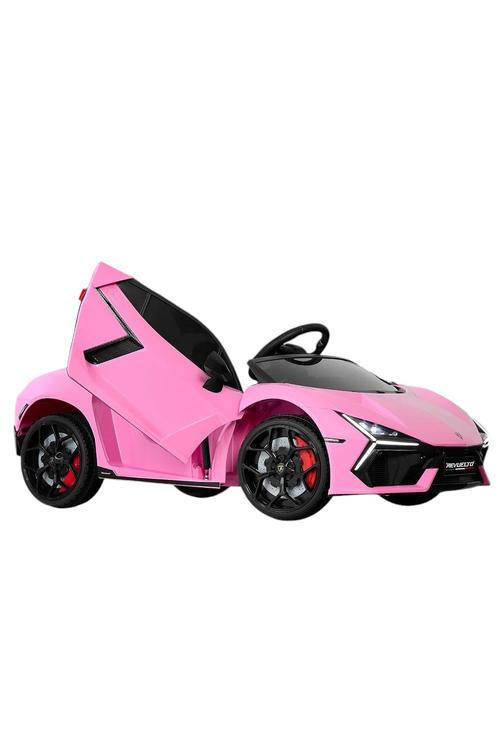 Premium Pink Ride-On Toy Car for Kids, Rechargeable Electric Vehicle